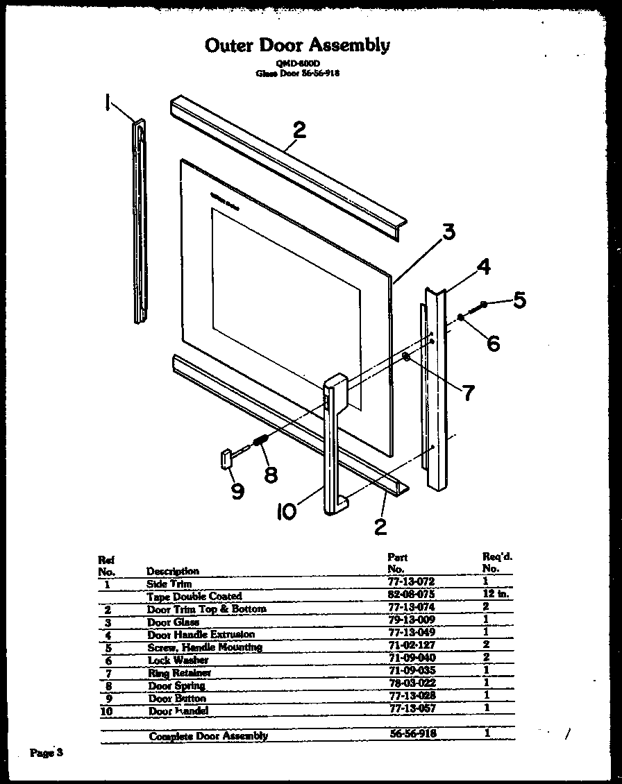 (QMD-800D)