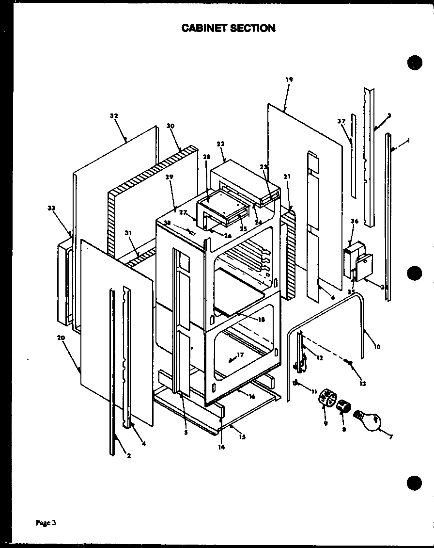Cabinet section