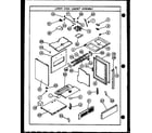 Modern Maid DHU709 lower oven cabinet assembly diagram