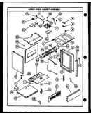 Lower oven cabinet assembly