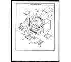 Modern Maid PKO151 oven cabinet section diagram