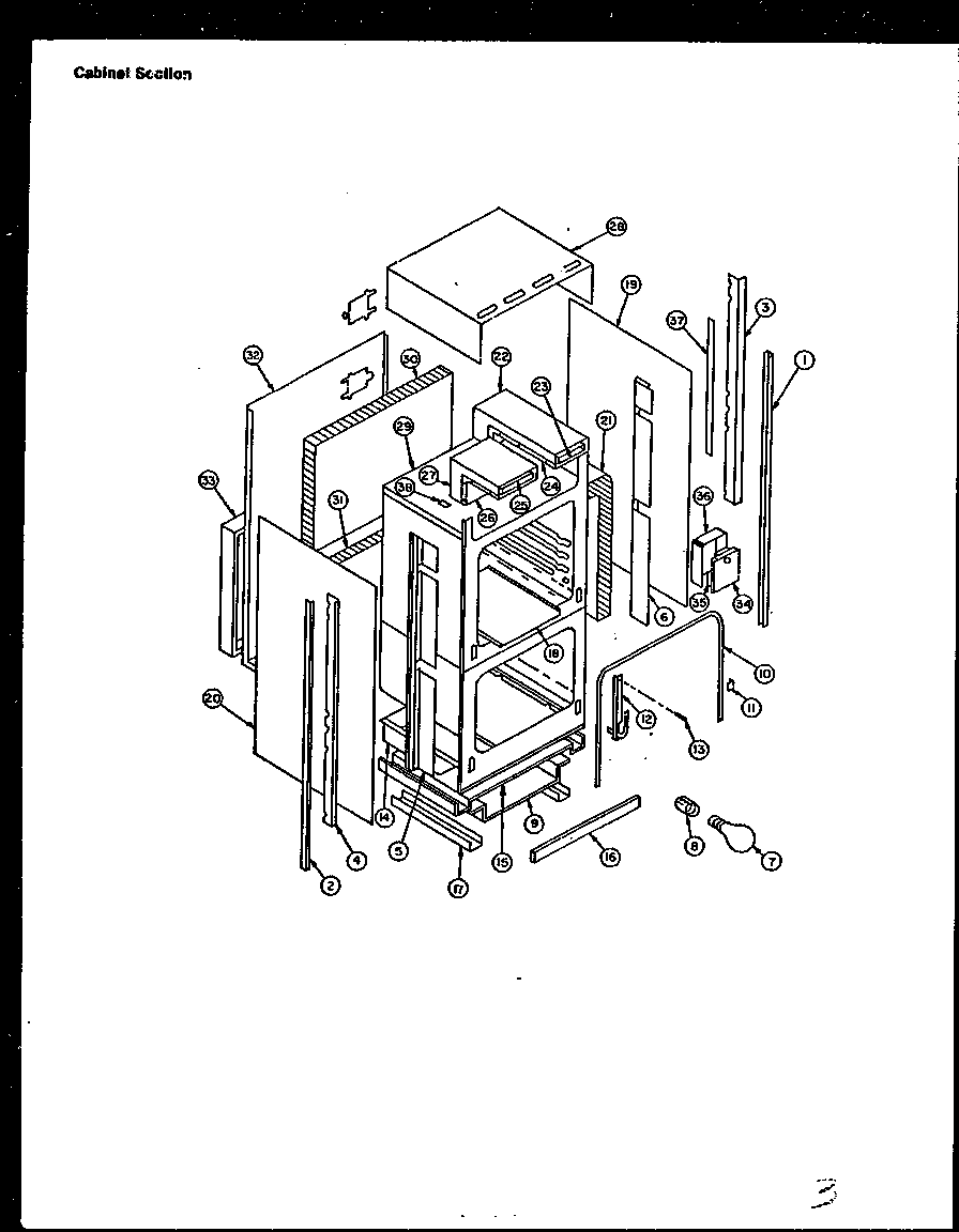 Cabinet section