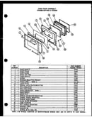 Oven door assembly