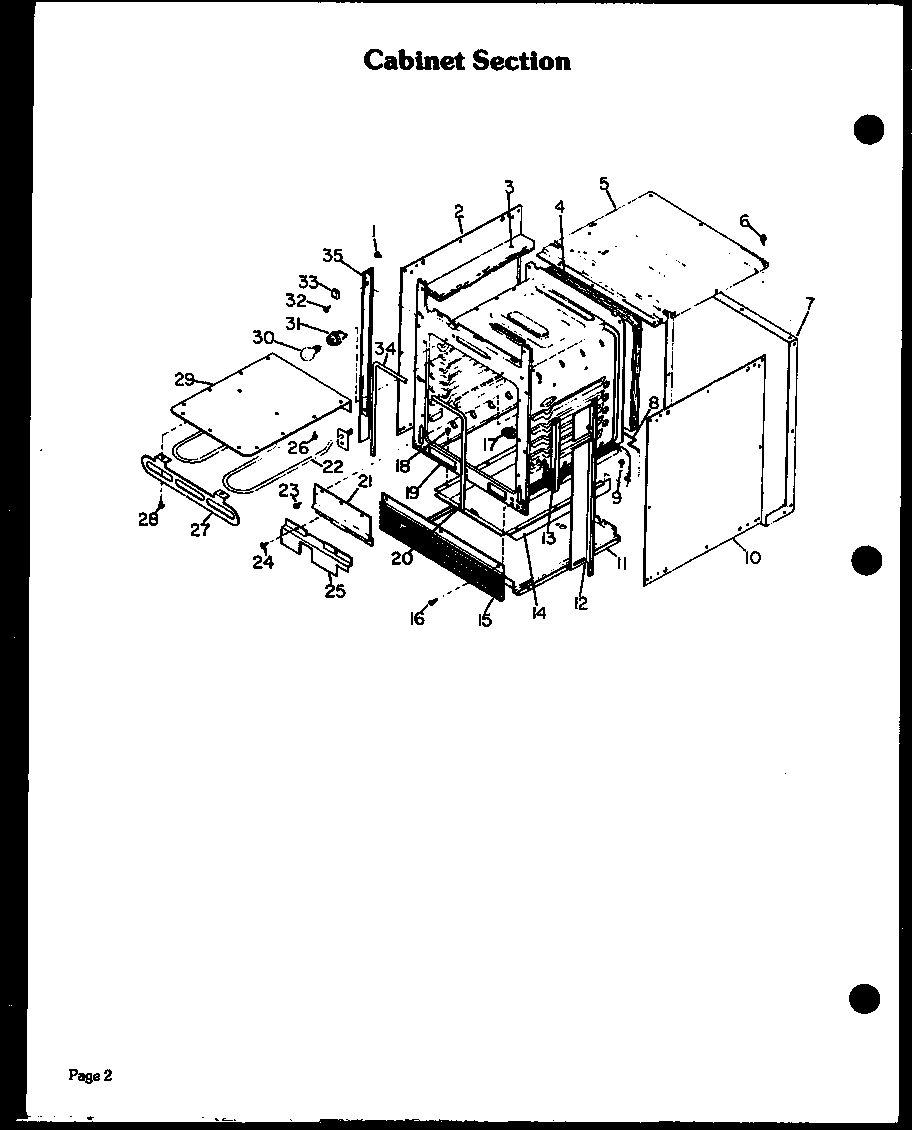 Cabinet section
