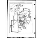 Caloric RWS202 cabinet parts diagram