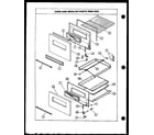 Caloric RXS216 oven and broiler parts rws-rxs diagram