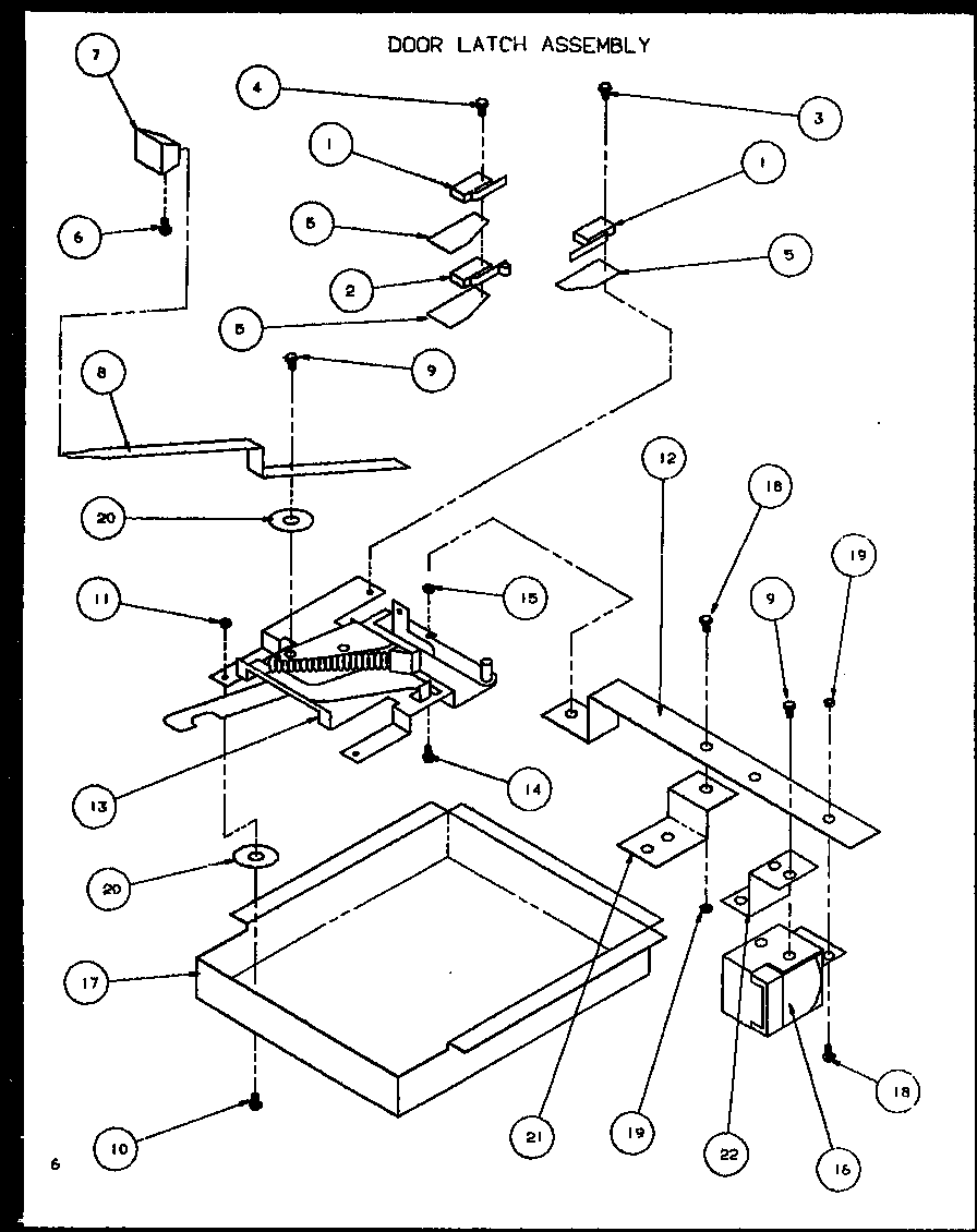 DOOR LATCH ASSEMBLY