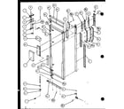 Amana BHK2-P1100602W freezer door (sxde25j/p7870101w) (sxde25jp/p7870102w) diagram