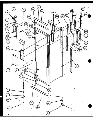 Freezer door (sxde25j/p7870101w) (sxde25jp/p7870102w)