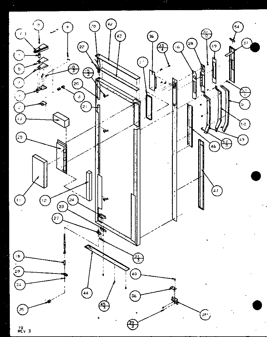 Refrigerator door (sxde25jb/p7870127w) (sxde25j/p7870128w) (sxde25jp/p7870129w) (sxde25jb/p7870130w)