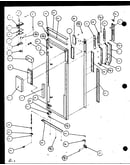 Refrigerator door (sxde25jb/p7870127w) (sxde25j/p7870128w) (sxde25jp/p7870129w) (sxde25jb/p7870130w)