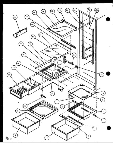 Refrigerator shelving and drawers (sxde25j/p7870101w) (sxde25jp/p7870102w) (sxde25jb/p7870127w) (sxde25j/p7870128w) (sxde25jp/p7870129w) (sxde25jb/p7870130w)