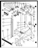 Refrigerator/freezer controls and cabinet part (sxde25j/p7870101w) (sxde25jp/p7870102w) (sxde25jb/p7870127w) (sxde25j/p7870128w) (sxde25jp/p7870129w) (sxde25jb/p7870130w)