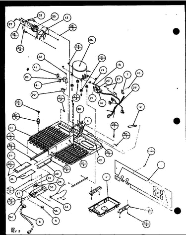 Machine compartment (sxde25j/p7870101w) (sxde25jp/p7870102w) (sxde25jb/p7870127w) (sxde25j/p7870128w) (sxde25jp/p7870129w) (sxde25jb/p7870130w)