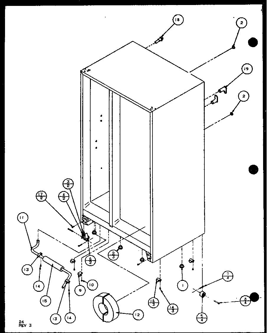 Drain and rollers (sxde25j/p7870101w) (sxde25jp/p7870102w) (sxde25jb/p7870127w) (sxde25j/p7870128w) (sxde25jp/p7870129w) (sxde25jb/p7870130w)