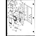 Amana SCD19J-P7804508W freezer evaporator and air handling (scd19j/p7804506w) (scd19j/p7804508w) diagram