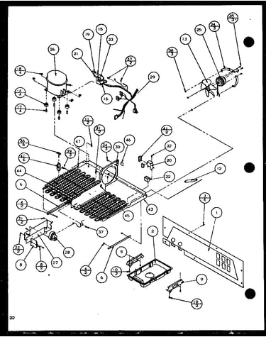 Machine compartment (scd19j/p7804506w) (scd19j/p7804508w)