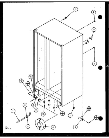 Water tank (scd19j/p7804506w) (scd19j/p7804508w)