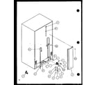 Amana SCD22J-P1104022W cabinet back (scd19j/p7804506w) (scd19j/p7804508w) diagram