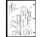 Amana SCD22J-P1104021W freezer door (scd22j/p7870121w) (scd22j/p1104021w) (scd22j/p1104022w) diagram