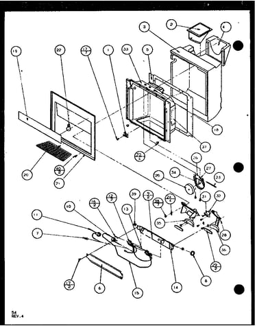 Ice and water cavity (scd22j/p7870121w) (scd22j/p1104021w) (scd22j/p1104022w)