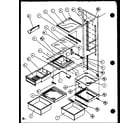 Amana SX25MW-P1120705WW refrigerator shelving and drawers (sx22ml/p1120604wl) (sx22mg/p1120604wg) (sx22mw/p1120603ww) (sx22mw/p1120604ww) (sx22ml/p1120603wl) (sx22mg/p1120603wg) diagram