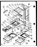 Refrigerator shelving and drawers (sx22ml/p1120604wl) (sx22mg/p1120604wg) (sx22mw/p1120603ww) (sx22mw/p1120604ww) (sx22ml/p1120603wl) (sx22mg/p1120603wg)