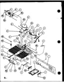 Machine compartment - panasonic compressor (sx19mw/p1121302ww) (sx19ml/p1121302wl) (sx22ml/p1120604wl) (sx22mg/p1120604wg) (sx22mw/p1120603ww) (sx22mw/p1120604ww) (sx22ml/p1120603wl) (sx22mg/p1120603wg) (sx25mw/p1120705ww) (sx25m2w/p1154902ww) (sx25ml/p11