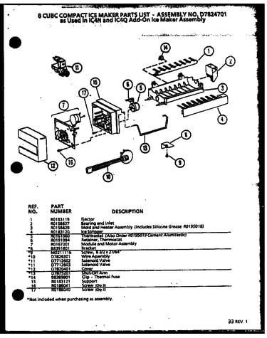 8 cubc compact ice maker (ic4n/p1110801w)