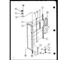 Amana 36538L-P1121904WL freezer door (35531w/p1121905ww) (36531w/p1121901ww) (36531w/p1121902ww) (35538l/p1121906wl) (36538l/p1121903wl) (36538l/p1121904wl) diagram