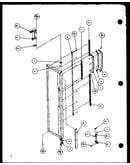 Freezer door (35531w/p1121905ww) (36531w/p1121901ww) (36531w/p1121902ww) (35538l/p1121906wl) (36538l/p1121903wl) (36538l/p1121904wl)