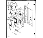 Amana 36531W-P1121901WW freezer evaporator and air handling (35531w/p1121905ww) (36531w/p1121901ww) (36531w/p1121902ww) (35538l/p1121906wl) (36538l/p1121903wl) (36538l/p1121904wl) diagram