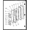 Amana SZ25MW-P1120710WW freezer door (sz25mw/p1120709ww) (sz25ml/p1120709wl) (sz25mw/p1120710ww) (sz25ml/p1120710wl) (sz25mpw/p1120711ww) (sz25mpw/p1120712ww) (sz25mpl/p1120711wl) (sz25mpl/p1120712wl) diagram