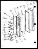 Freezer door (sz25mw/p1120709ww) (sz25ml/p1120709wl) (sz25mw/p1120710ww) (sz25ml/p1120710wl) (sz25mpw/p1120711ww) (sz25mpw/p1120712ww) (sz25mpl/p1120711wl) (sz25mpl/p1120712wl)