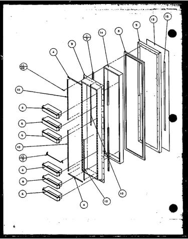 Freezer door (sz25mw/p1120709ww) (sz25ml/p1120709wl) (sz25mw/p1120710ww) (sz25ml/p1120710wl) (sz25mpw/p1120711ww) (sz25mpw/p1120712ww) (sz25mpl/p1120711wl) (sz25mpl/p1120712wl)