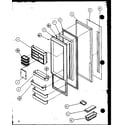 Amana SZ25MW-P1120710WW refrigerator door (sz25mw/p1120709ww) (sz25ml/p1120709wl) (sz25mw/p1120710ww) (sz25ml/p1120710wl) (sz25mpw/p1120711ww) (sz25mpw/p1120712ww) (sz25mpl/p1120711wl) (sz25mpl/p1120712wl) diagram