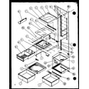 Amana SZ25MW-P1120710WW refrigerator shelving and drawers (sz25mw/p1120709ww) (sz25ml/p1120709wl) (sz25mw/p1120710ww) (sz25ml/p1120710wl) (sz25mpw/p1120711ww) (sz25mpw/p1120712ww) (sz25mpl/p1120711wl) (sz25mpl/p1120712wl) diagram