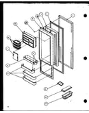 Refrigerator door