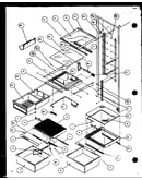 Refrigerator shelving and drawers