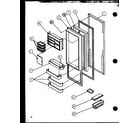 Amana SW22MBG-P1153503WG refrigerator door diagram
