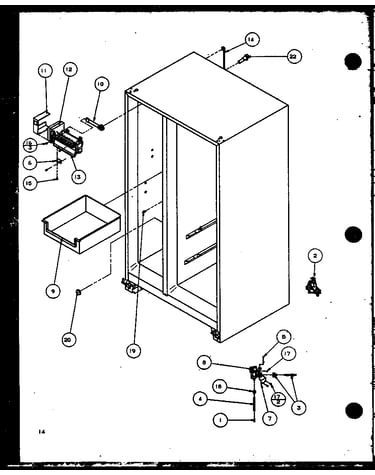 Factory installed ice maker (szi20mw/p1120101ww) (szi20ml/p1120101wl)