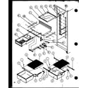 Amana SW22MBG-P1153504WG refrigerator shelving and drawers (sg22mbw/p1153501ww) (sg22mbg/p1153501wg) (sg22mbl/p1153501wl) (sg22mbg/p1153502wg) (sg22mbw/p1153502ww) (sg22mbl/p1153502wl) diagram