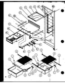 Refrigerator shelving and drawers (sg22mbw/p1153501ww) (sg22mbg/p1153501wg) (sg22mbl/p1153501wl) (sg22mbg/p1153502wg) (sg22mbw/p1153502ww) (sg22mbl/p1153502wl)