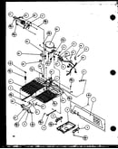 Machine compartment - panasonic compressor (szi20mw/p1120101ww) (szi20ml/p1120101wl) (sl22mbw/p1120605ww) (sl22mbl/p1120605wl) (sl22mbg/p1120605wg) (sl25mg/p1120707wg) (sl25mw/p1120707ww) (sl25ml/p1120707wl) (sl25m2l/p1154901wl) (sl25m2w/p1154901ww) (sg22