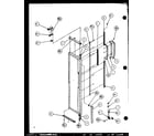 Amana SZ25MP2W-P1154904WW freezer door (sz25m2w/p1154903ww) (sz25m2l/p1154903wl) (sz25mp2w/p1154904ww) (sz25mp2l/p1154904wl) diagram
