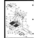Amana SZ25MP2W-P1154904WW machine compartment - pansonic compressor (sz25m2w/p1154903ww) (sz25m2l/p1154903wl) (sz25mp2w/p1154904ww) (sz25mp2l/p1154904wl) diagram