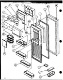 Refrigerator door