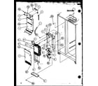 Amana SZD27MPW-P1124303WW evaporator and air handling diagram