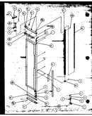 Freezer door (sbi20mw/p1120102ww) (sbd20mw/p1120201ww)
