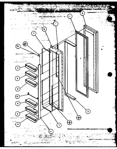 Freezer door (sbi20mw/p1120102ww)